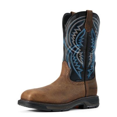 Ariat WorkHog XT - Werkschoenen Bruin / Donkerblauw Heren - 12778-371